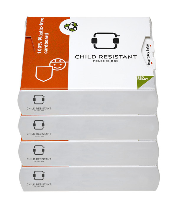 Customized Packaging Production - Child Resistant Folding Box